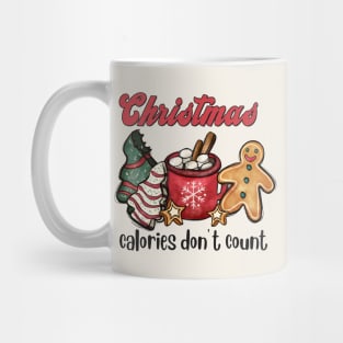 Christmas Calories Don't Count Mug